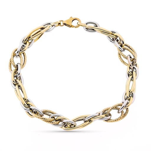 [P9K210144] 9K PULSERA HUECA 20 CM