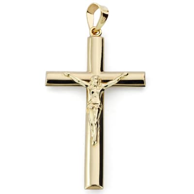 [P9K22048] 9K CRUZ ORO AMARILLO CRISTO OVAL 34X20 MM