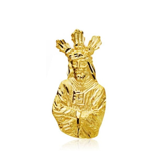 [P9K240025] 9K CRISTO CAUTIVO SILUETA 27X13 MM