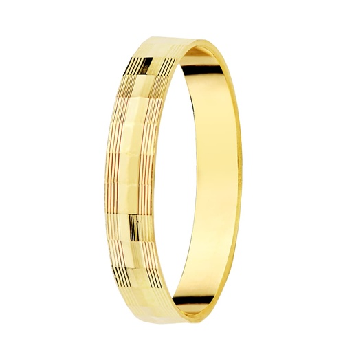 [P9K240523] 9K ALIANZA ORO AMARILLO TALLADA 3 MM