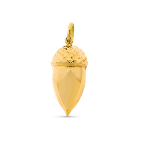 [P9K2599] 9K COLGANTE ORO AMARILLO BELLOTA 29X14 MM