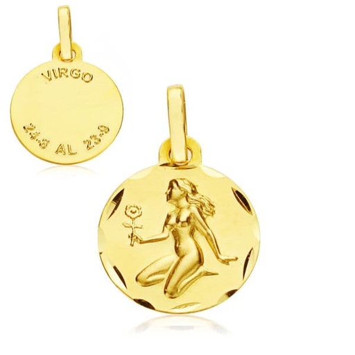 [P9K260174VI] 9K HOROSCOPO 13 MM VIRGO