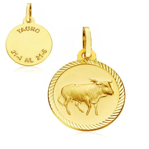 [P9K260175TA] 9K HOROSCOPO DISCO 16 MMTAURO