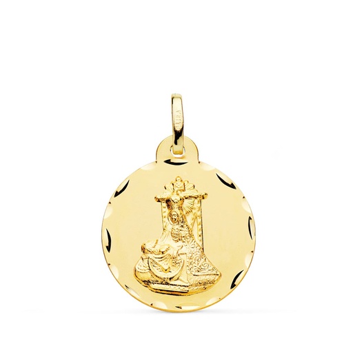 [P9K270061] 9K MEDALLA VIRGEN DE LAS ANGUSTIAS TALLADA 20 MM