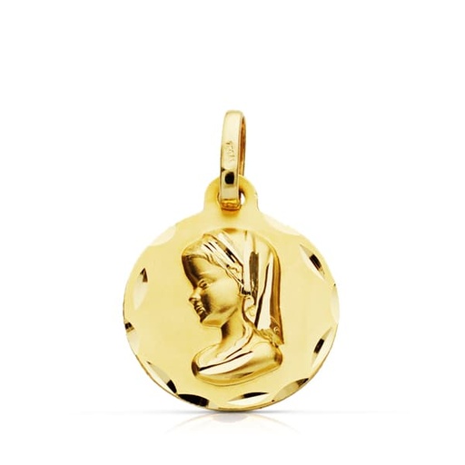 [P9K270121] 9K MEDALLA VIRGEN NIÑA 18 MM