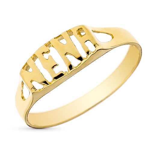 [P9K2715] 9K SELLO ORO AMARILLO NENA