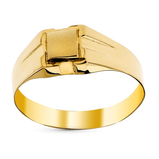 [P9K9446] 9K SELLO BEBE ORO AMARILLO HUECO TALLADO CABEZA 3.5 MM