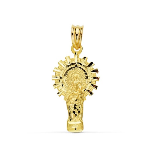 [P9KP3057-330] 9K VIRGEN PILAR SILUETA 28X15 MM