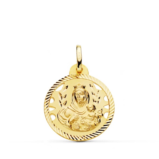[P9KP5002-420] 9K MEDALLA VIRGEN DEL CARMEN CALADA HELICE 20 MM