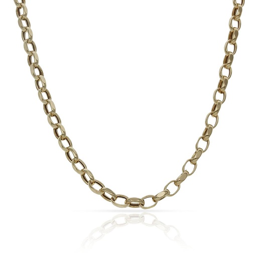 [CO72] CADENA ORO 18KL ROLOT HUECA - 3MM