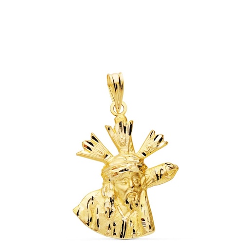 [P9KP7145-324] 9K CRISTO DEL GRAN PODER SILUETA 24X18 MM