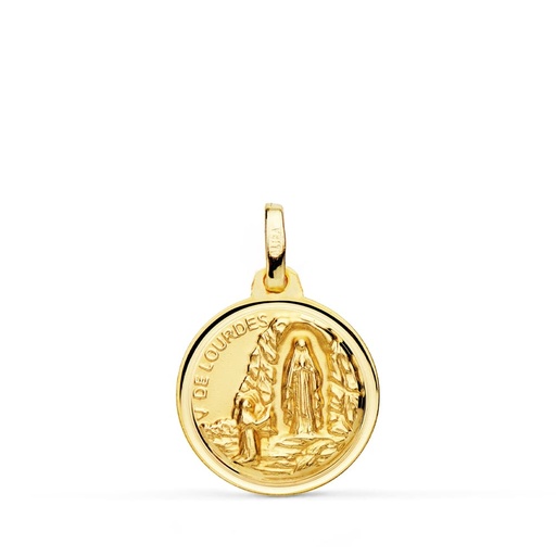 [P9KP8068-116] 9K MEDALLA VIRGEN DE LOURDES 16 MM