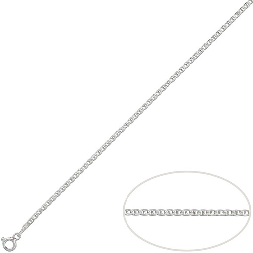 [AG383] CADENA PLATA 925M ANCLA - 3MM