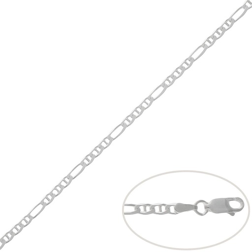 [AG453] CADENA PLATA 925MM ANCLA - 3MM