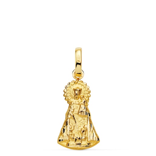 [PP3097-318] 18K SILUETA VIRGEN DE LOS DESAMPARADOS 19X11 MM 1.30 GR