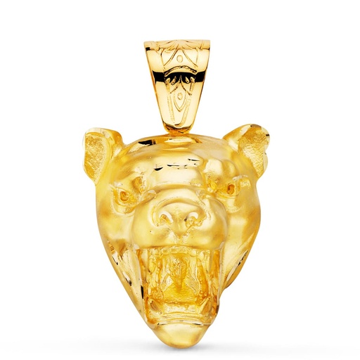 [PP4138] 18K COLGANTE PUMA GIGANTE. 40X34 MM