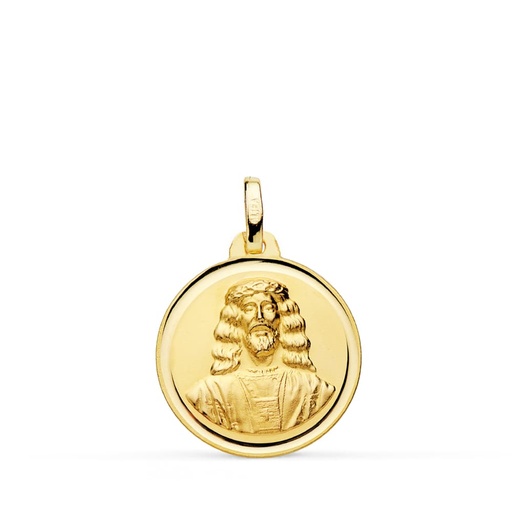 [PP7141-118] 18K MEDALLA CRISTO MEDINACELI 18 MM