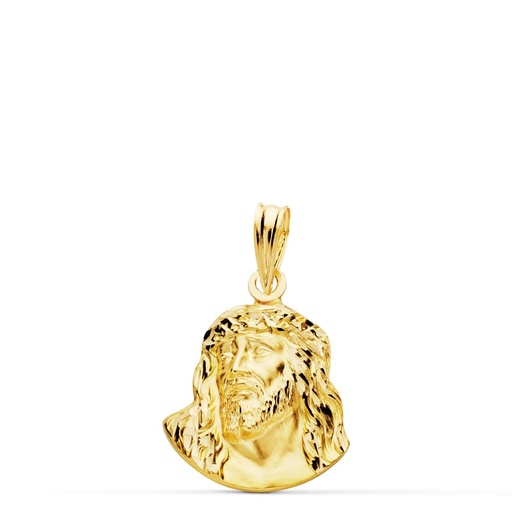 [PP7149-318] 18K CABEZA CRISTO DE MURILLO 18X14 MM