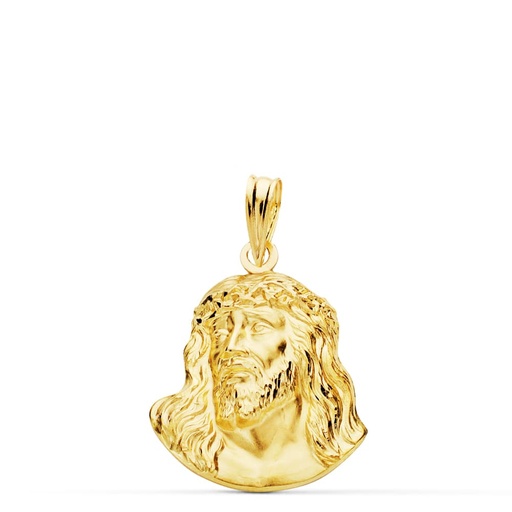[PP7149-320] 18K CABEZA CRISTO DE MURILLO 20X16 MM
