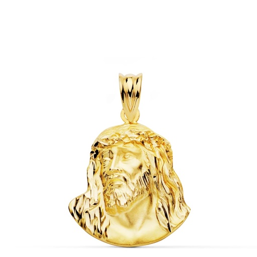 [PP7149-323] 18K COLGANTE CRISTO MURILLO 23X18 MM