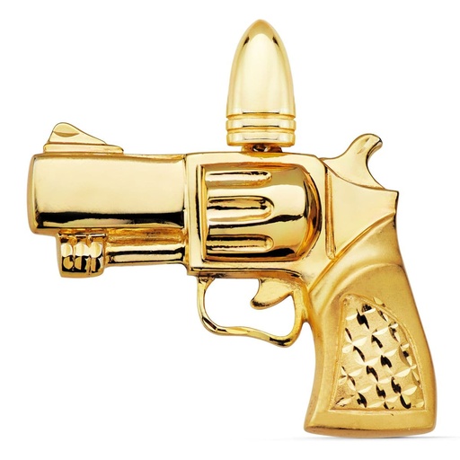 [PP7389] 18K COLGANTE PISTOLA 55X42 MM