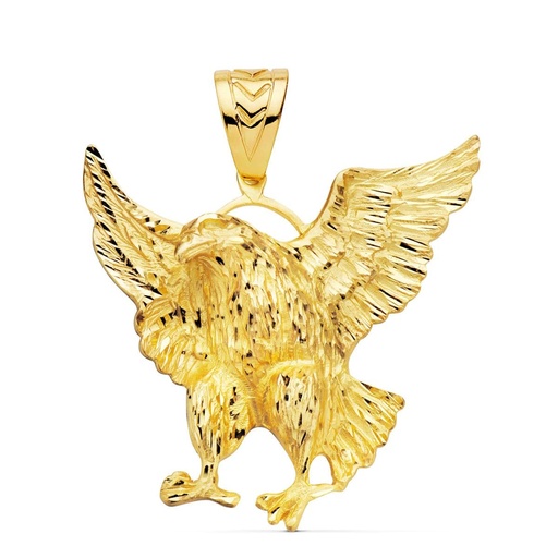 [PP7429] 18K COLGANTE AGUILA CALVA AMERICANA 49X47 MM