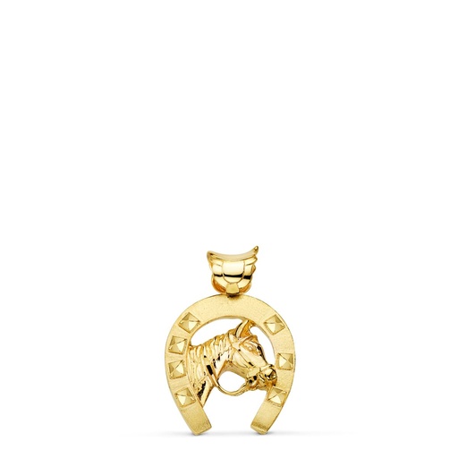 [PP7496] 18K COLGANTE HERRADURA CABALLO 23X20 MM