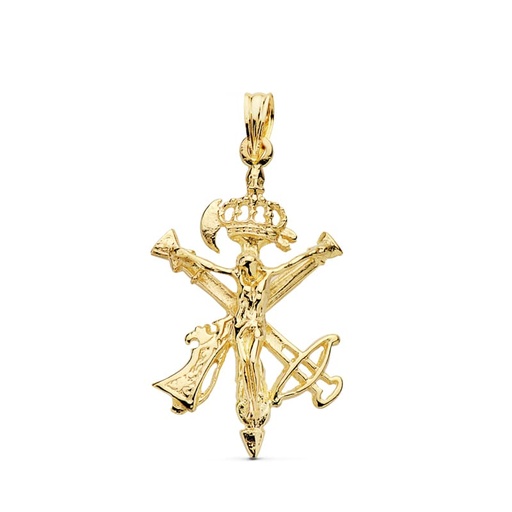 [PP7653-030] 18K CRISTO DE LA LEGION 31X20 MM