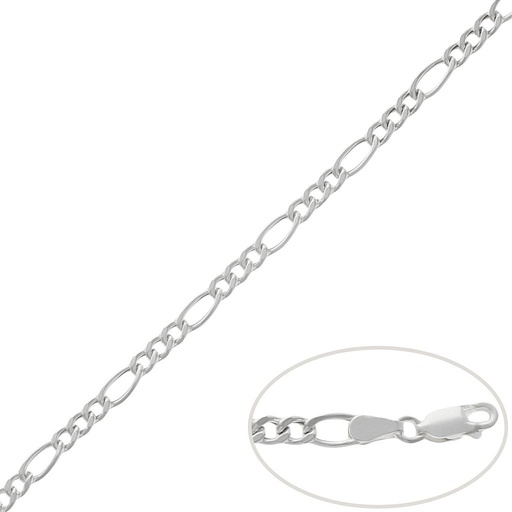 [AG457] CADENA PLATA 925MM 3x1 - 4MM