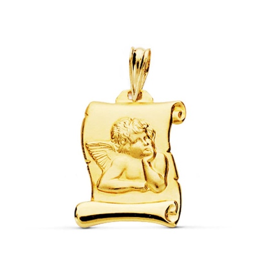 [PP9333-020] 18K ANGEL BURLON PERGAMINO. 20X16 MM