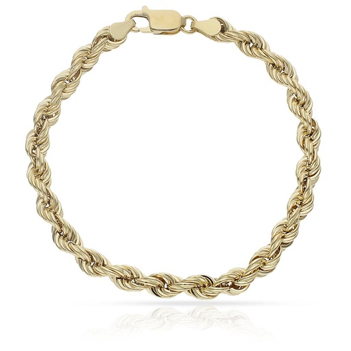 [PU699] PULSERA SALOMONICO ORO 18KL - 6 MM
