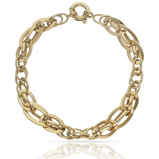 [PU813] PULSERA ORO 18KL TROQUELADA