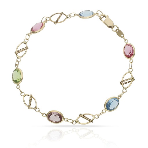 [PU591] PULSERA ORO 18KL COLORES