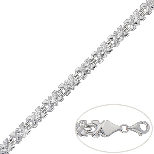 [PU429] PULSERA ORO BLANCO 18KL