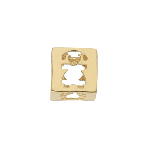 [CH41] CHARMS ORO 18KL CUBO NIÑA