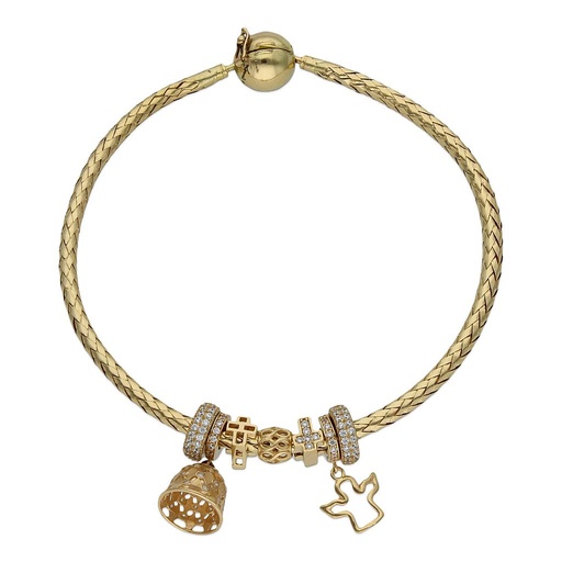 [CH72] PULSERA ORO 18KL FLEXIBLE - FE